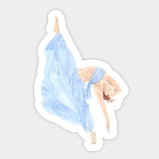 The Blue Dancer Sticker